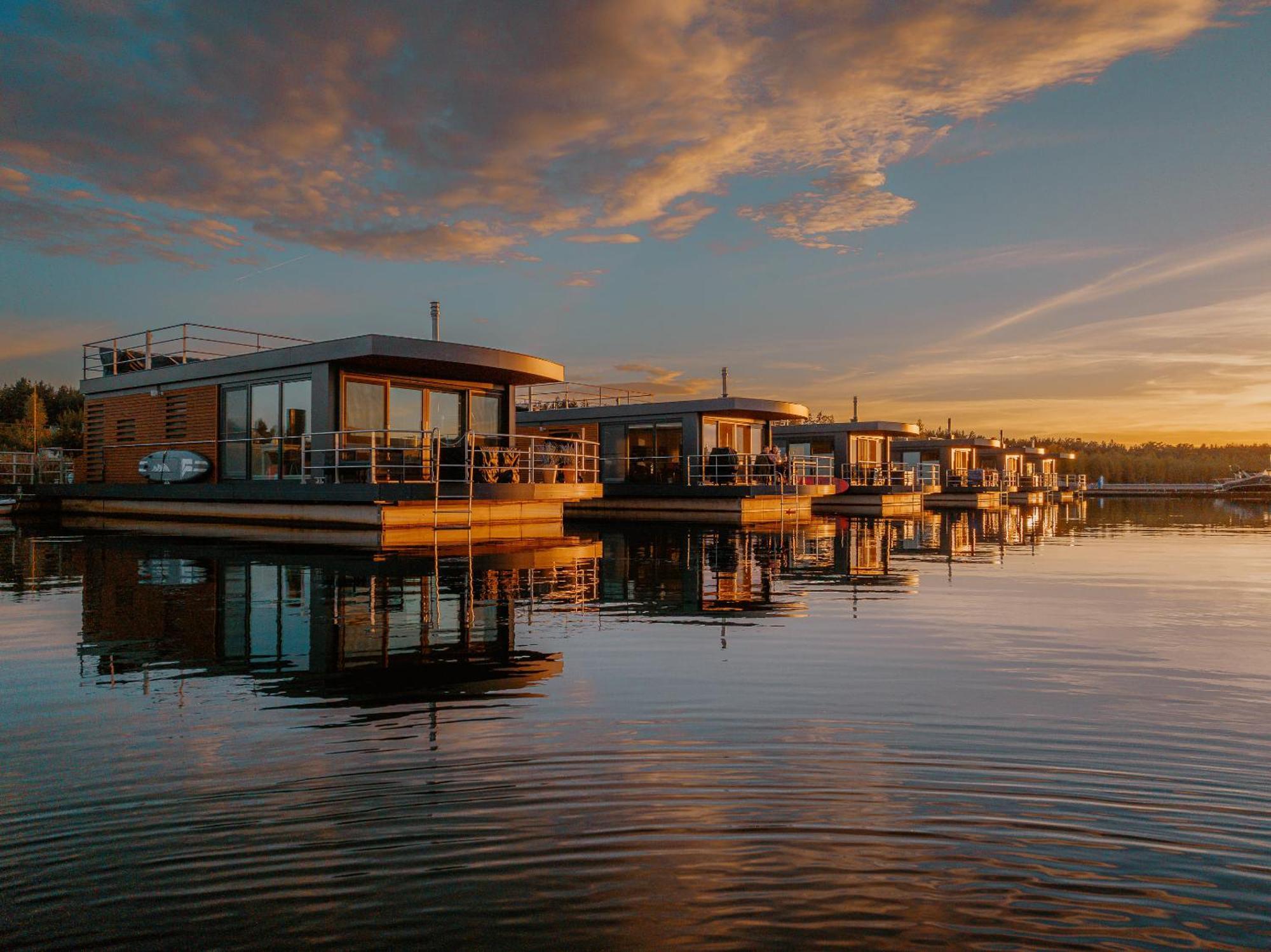 Floatinghouses Baerwalder See Klitten Kültér fotó